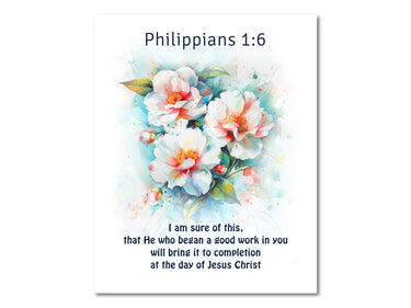 Philippians 1:6 Digital download printable art